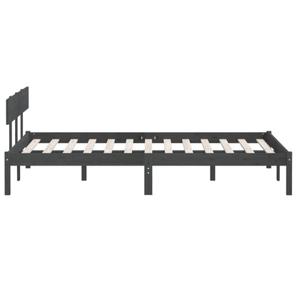 Giroletto Grigio in Massello di Pino 150x200 cm King Size | homemem39