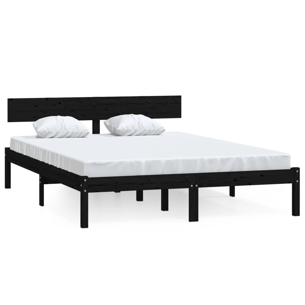 Giroletto Nero Massello Pino 150x200cm King Size | homemem39