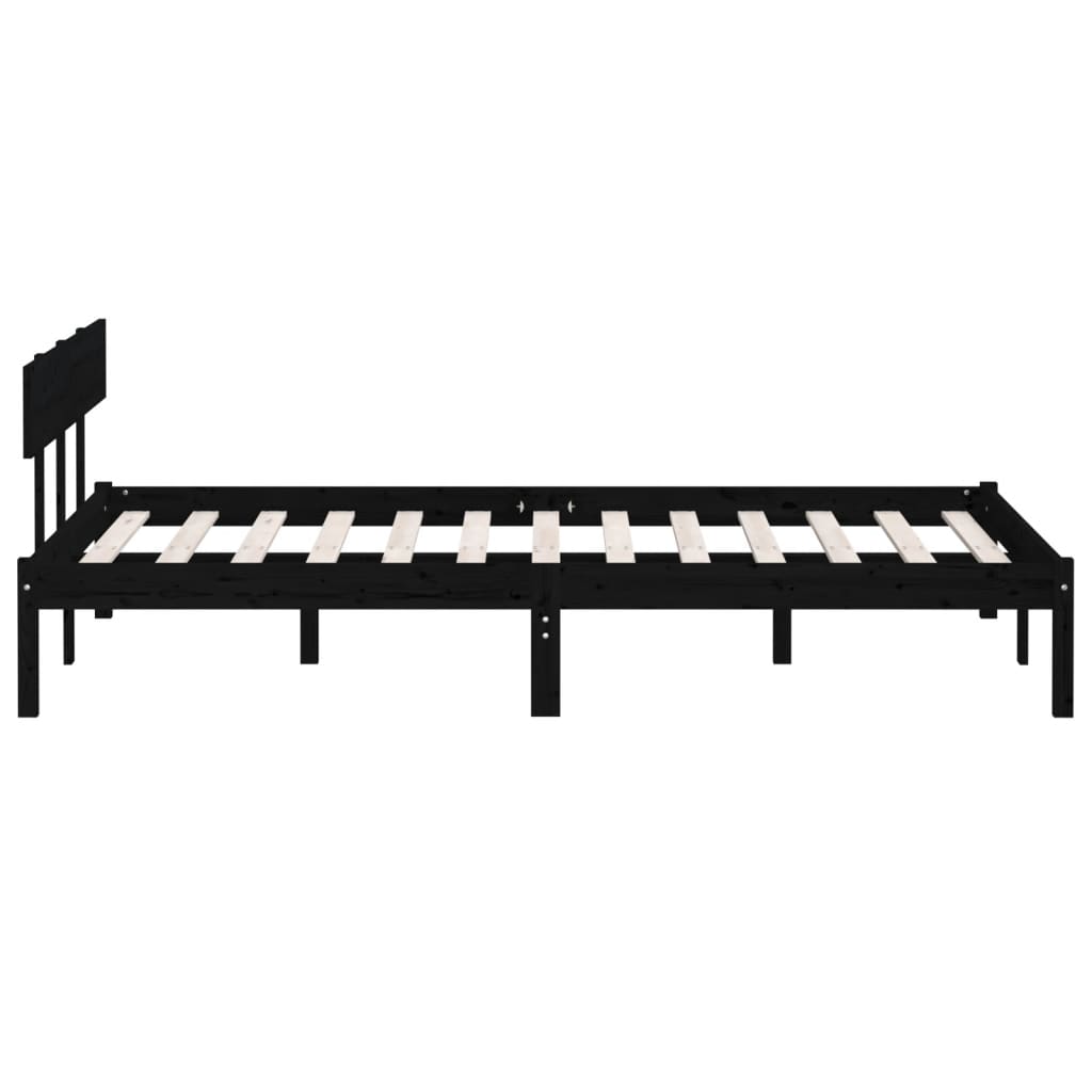 Giroletto Nero Massello Pino 150x200cm King Size | homemem39