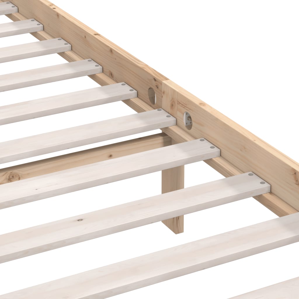 Giroletto senza Materasso in Legno Massello 160x200 cm | homemem39