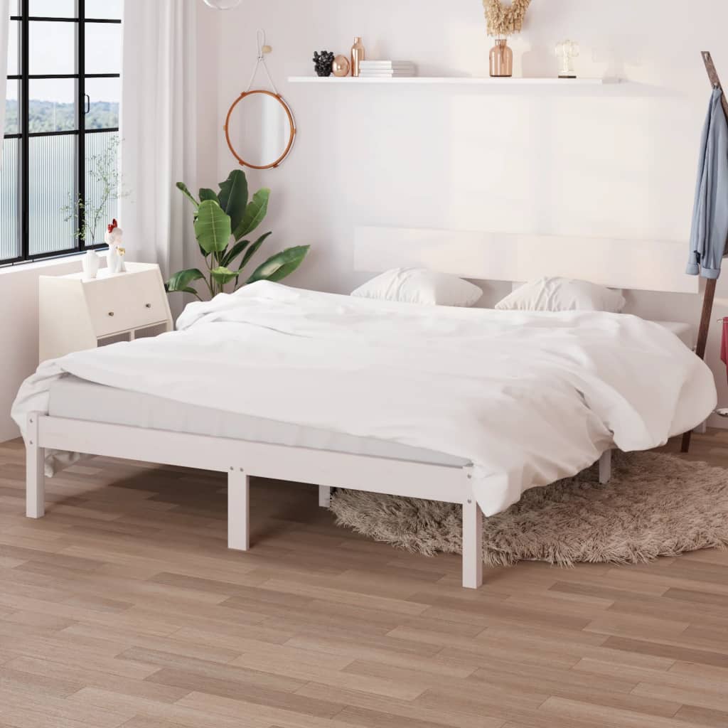 Giroletto in Legno Massello di Pino Bianco 160x200 cm | homemem39