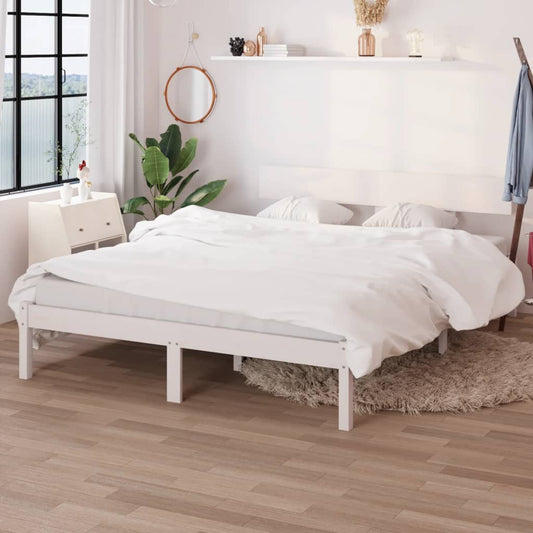 Giroletto in Legno Massello di Pino Bianco 160x200 cm | homemem39