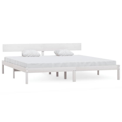 Giroletto Bianco in Legno Massello 180x200 cm Super King | homemem39