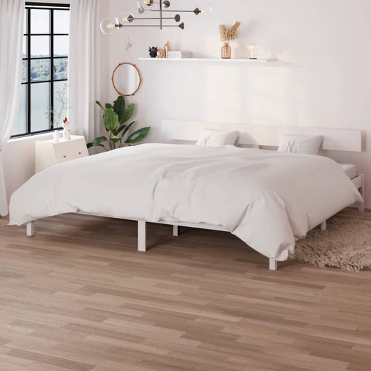 Giroletto Bianco in Legno Massello 180x200 cm Super King | homemem39
