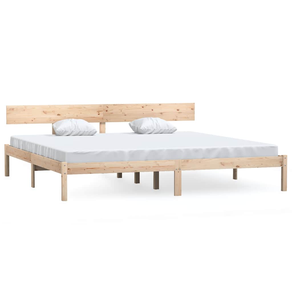 Giroletto senza Materasso in Legno Massello 200x200 cm | homemem39