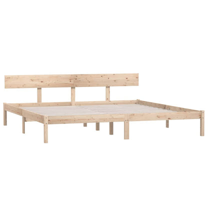 Giroletto senza Materasso in Legno Massello 200x200 cm | homemem39