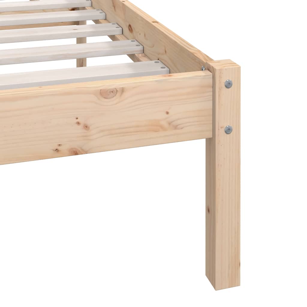 Giroletto senza Materasso in Legno Massello 200x200 cm | homemem39