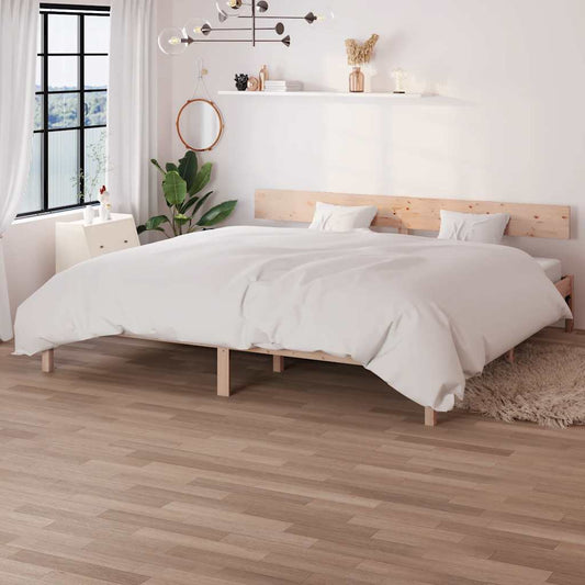 Giroletto senza Materasso in Legno Massello 200x200 cm | homemem39