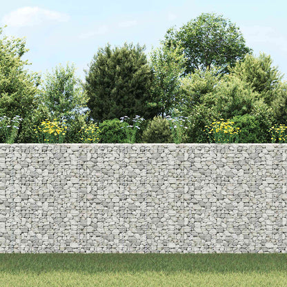 Fioriere Rialzate a Gabbione 3 pz 30x30x150 cm in Ferro | homemem39
