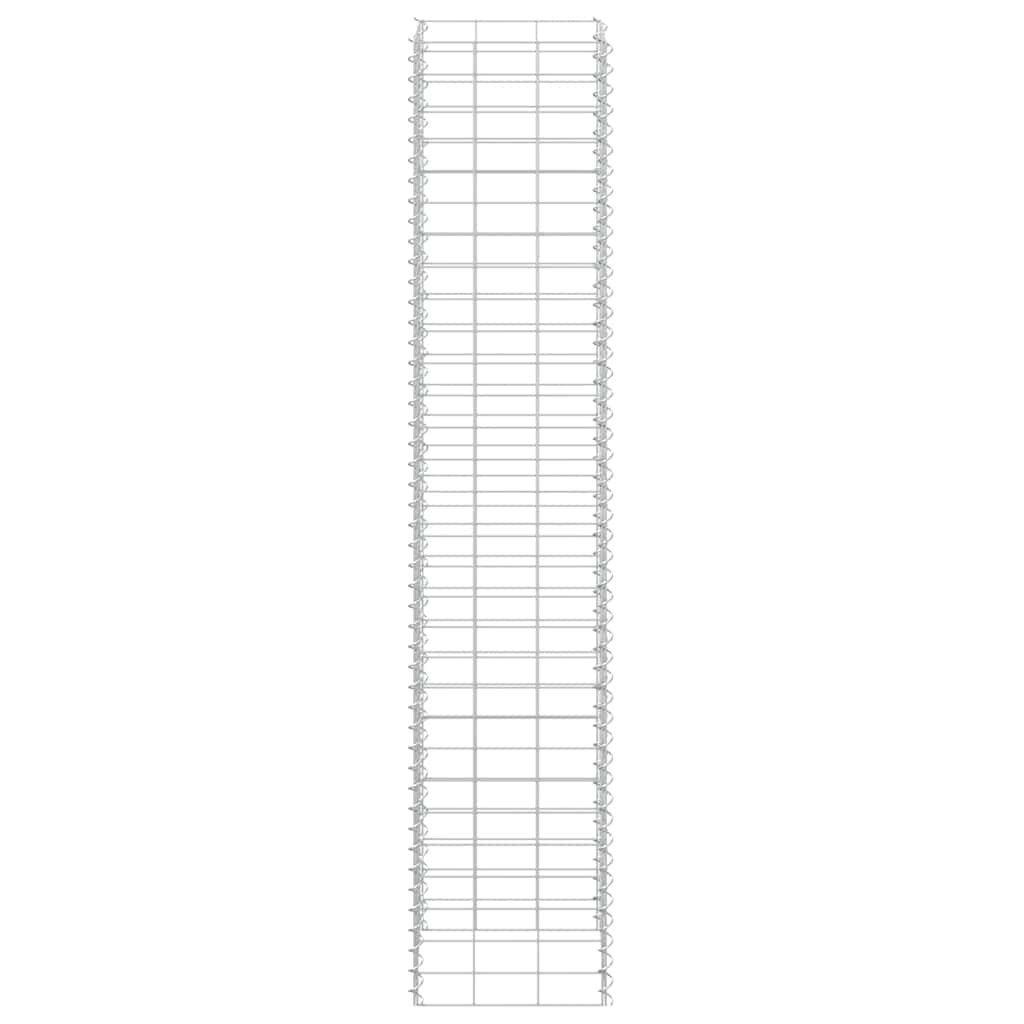 Fioriere Rialzate a Gabbione 3 pz 30x30x150 cm in Ferro | homemem39