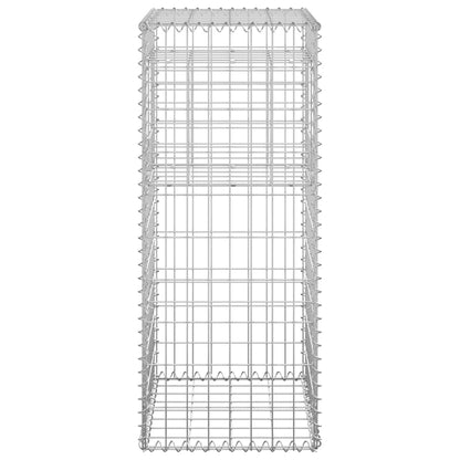 Cesti a Gabbione a Torre 2 pz 40x40x100 cm in Ferro | homemem39