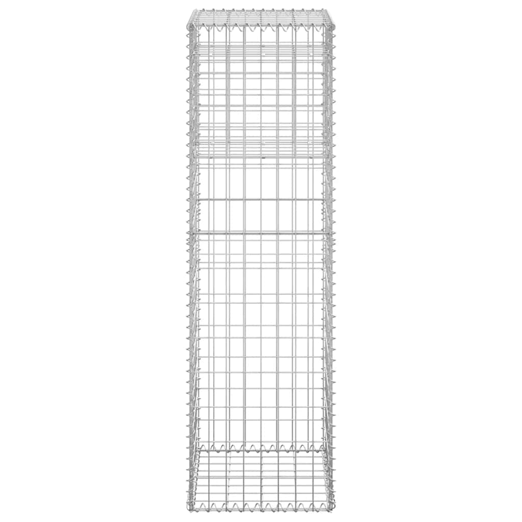 Cesti a Gabbione a Torre 2 pz 40x40x140 cm in Ferro | homemem39