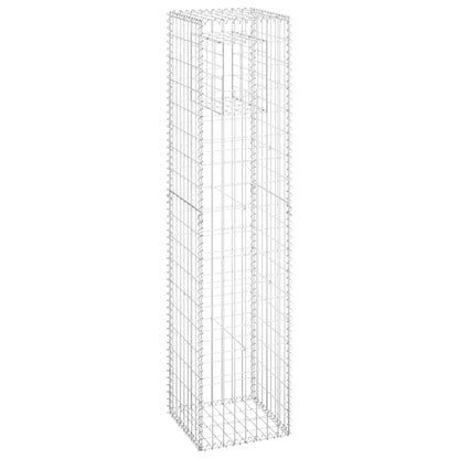 Cesti a Gabbione a Torre 2 pz 40x40x180 cm in Ferro | homemem39