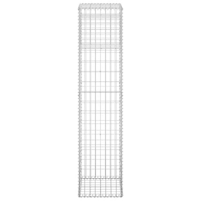 Cesti a Gabbione a Torre 2 pz 40x40x180 cm in Ferro | homemem39