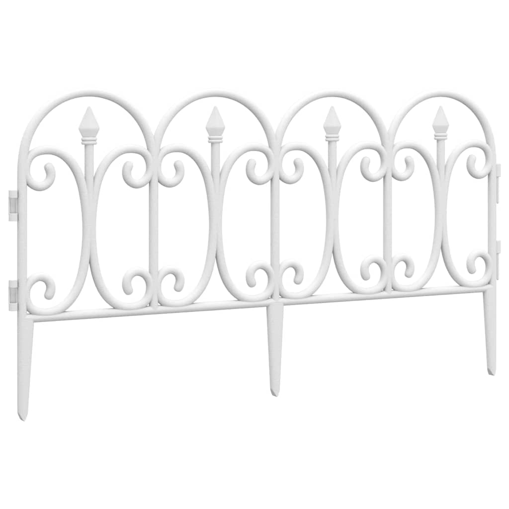 Bordi per Prato 17 pz Bianchi 10 m in PP | homemem39