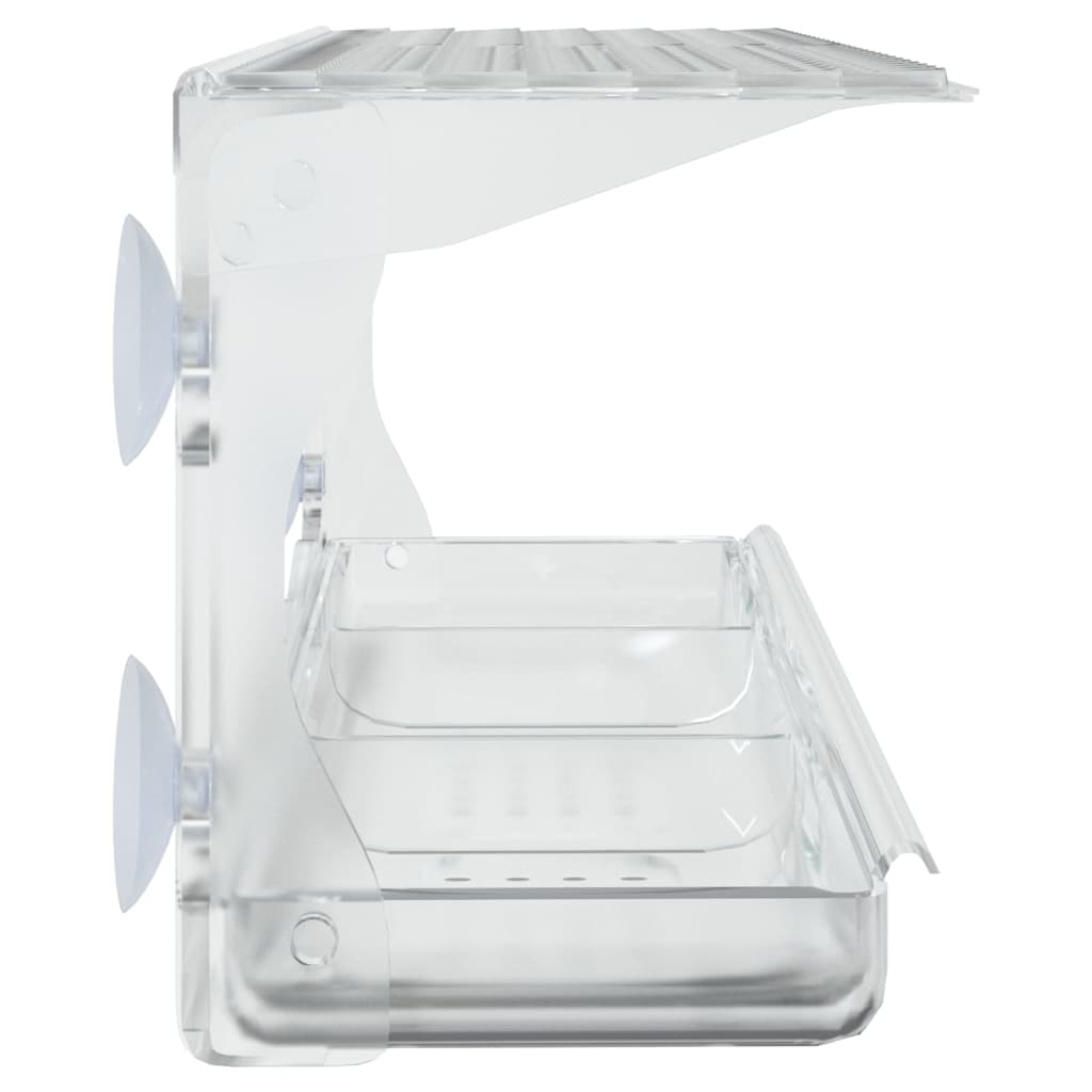 Mangiatoie per Uccelli da Finestra 2 pz in Acrilico 30x12x15 cm | homemem39
