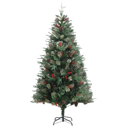 Albero di Natale con Pigne Verde 195 cm PVC e PE - homemem39