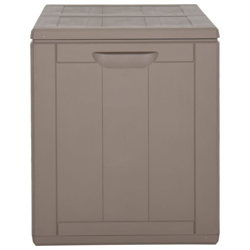 Baule da Giardino 180 L Marrone Aspetto legno in PP