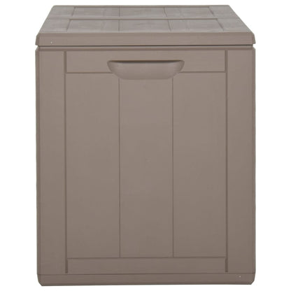 Baule da Giardino 180 L Marrone Aspetto legno in PP