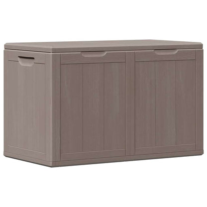 Baule da Giardino 180 L Marrone Aspetto legno in PP