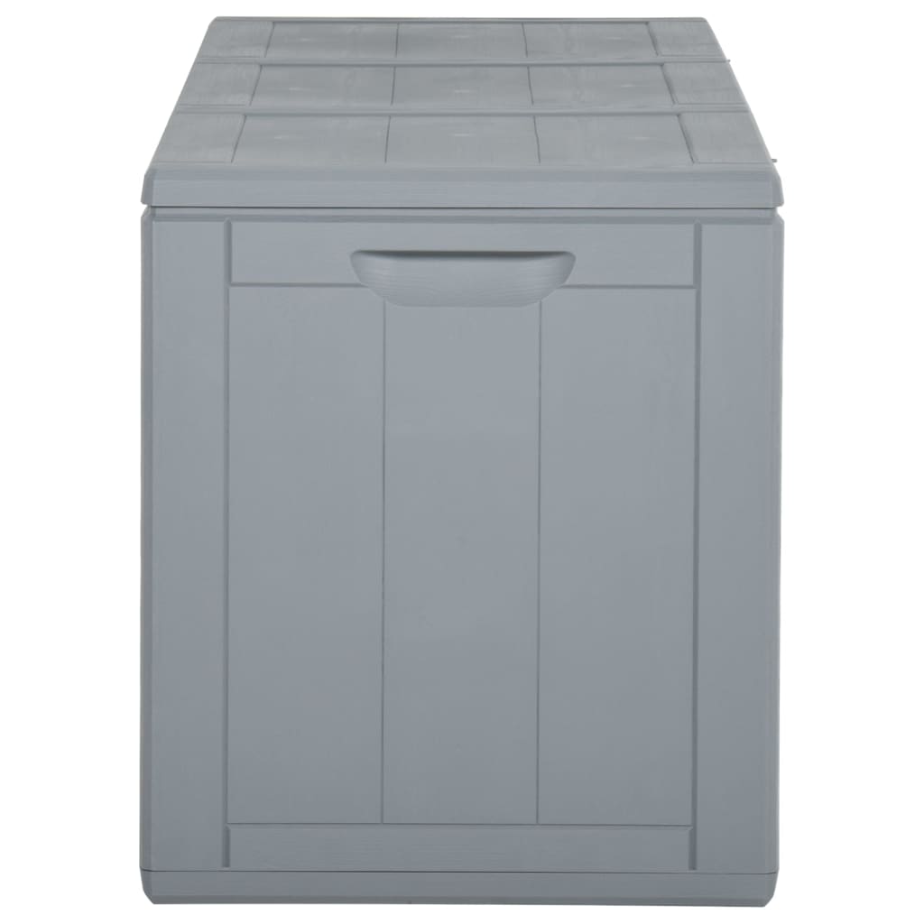 Baule da Giardino 270 L Grigio in Rattan PP