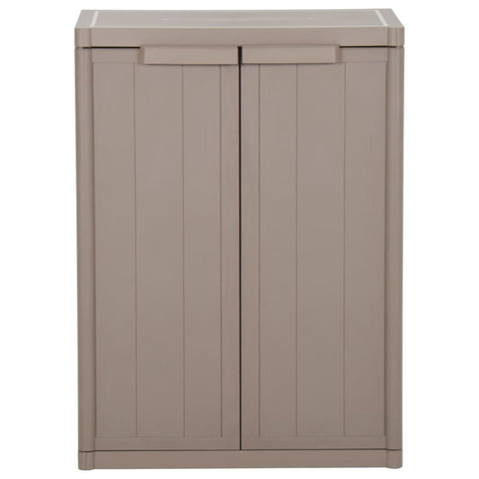 Armadio da Giardino Marrone 65x45x88 cm in PP Aspetto Legno | homemem39