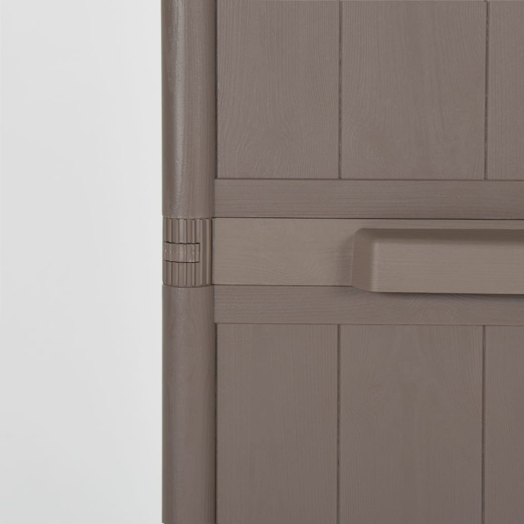Armadio da Giardino Marrone 65x45x172 cm in PP Aspetto Legno | homemem39