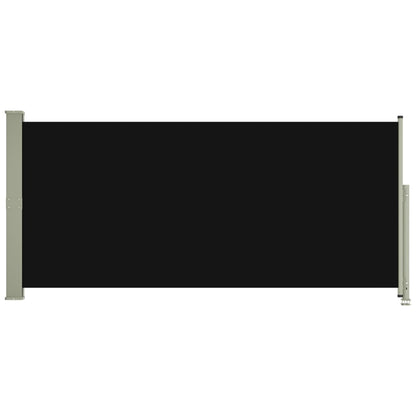 Tenda Laterale Retrattile per Patio 140x300 cm Nera - homemem39