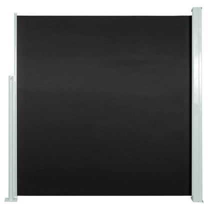 Tenda Laterale Retrattile per Patio 140x300 cm Nera - homemem39