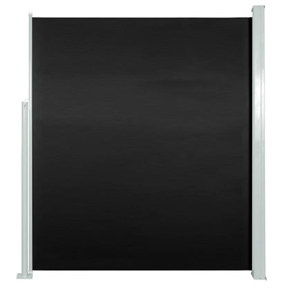 Tenda Laterale Retrattile per Patio 160x300 cm Nera - homemem39