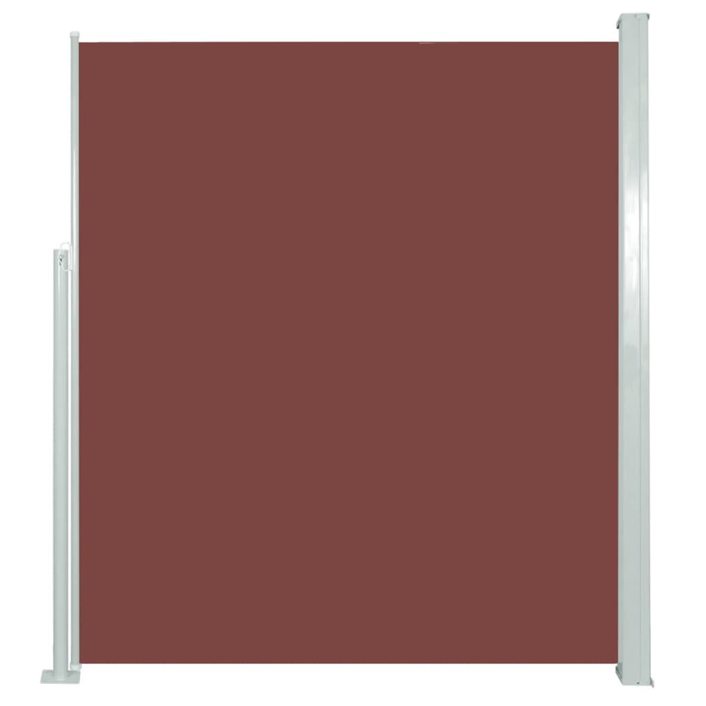 Tenda Laterale Retrattile per Patio 160x300 cm Marrone - homemem39