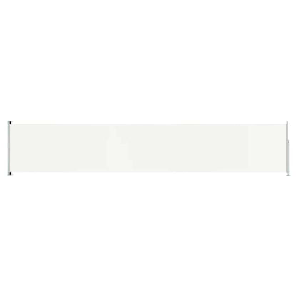 Tenda Laterale Retrattile per Patio 117x600 cm Crema - homemem39