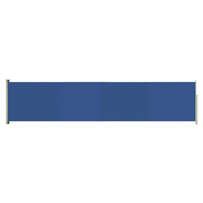 Tenda Laterale Retrattile per Patio 140x600 cm Blu - homemem39