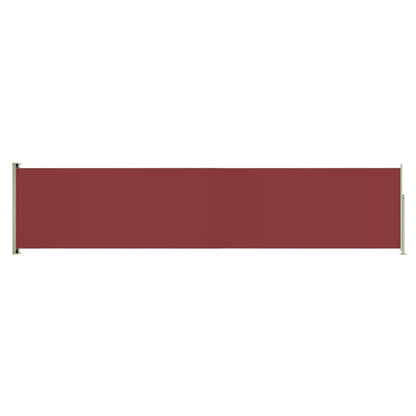 Tenda Laterale Retrattile per Patio 140x600 cm Rossa - homemem39