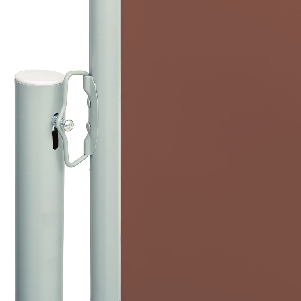 Tenda Laterale Retrattile per Patio 140x600 cm Marrone - homemem39