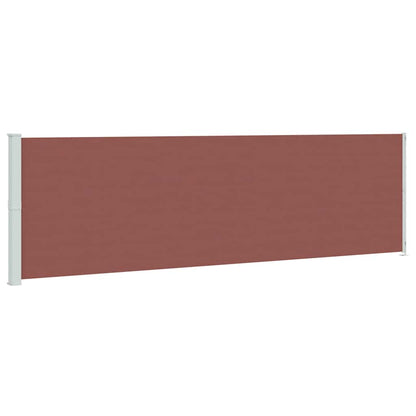 Tenda da Sole Laterale Retrattile per Patio 180x600 cm Marrone
