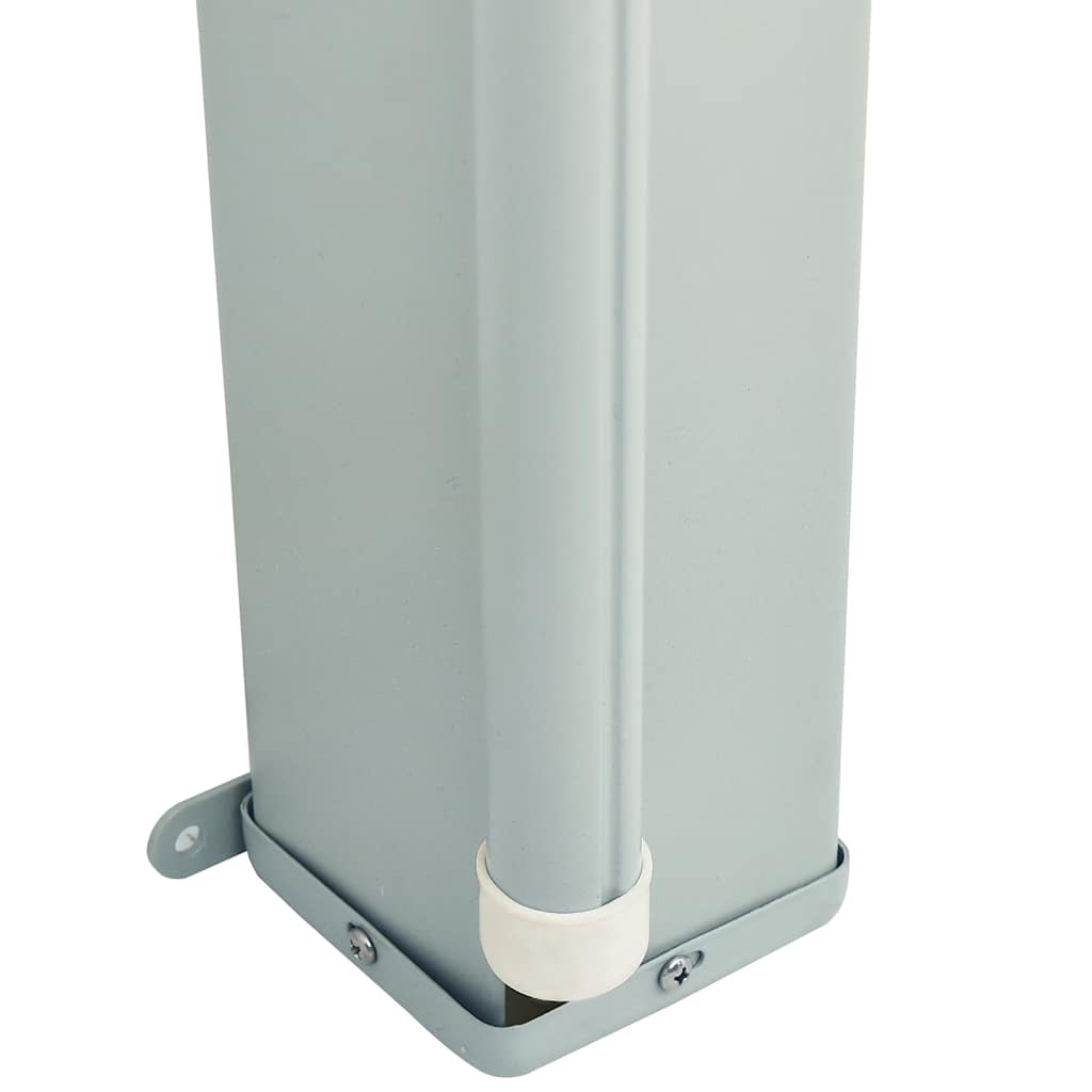 Tenda da Sole Laterale Retrattile per Patio 200x600 cm Marrone - homemem39