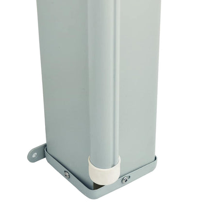 Tenda da Sole Laterale Retrattile per Patio 200x600 cm Marrone - homemem39