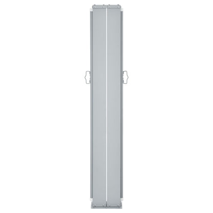 Tenda da Sole Laterale Retrattile Nera 140x600 cm - homemem39