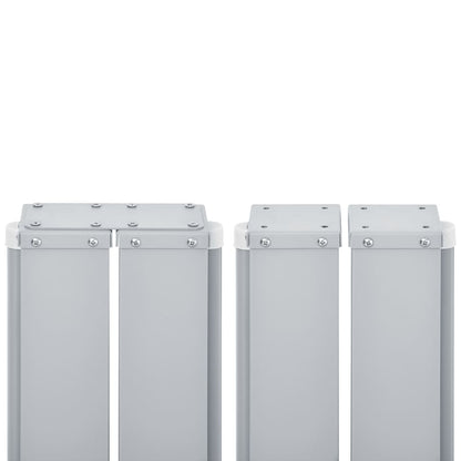 Tenda da Sole Laterale Retrattile Marrone 140x600 cm - homemem39