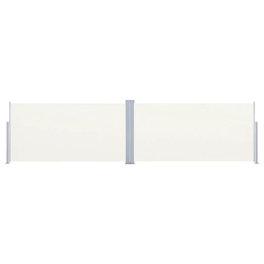 Tenda da Sole Laterale Retrattile Crema 160x600 cm - homemem39