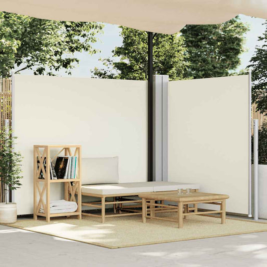 Tenda da Sole Laterale Retrattile Crema 180x600 cm - homemem39