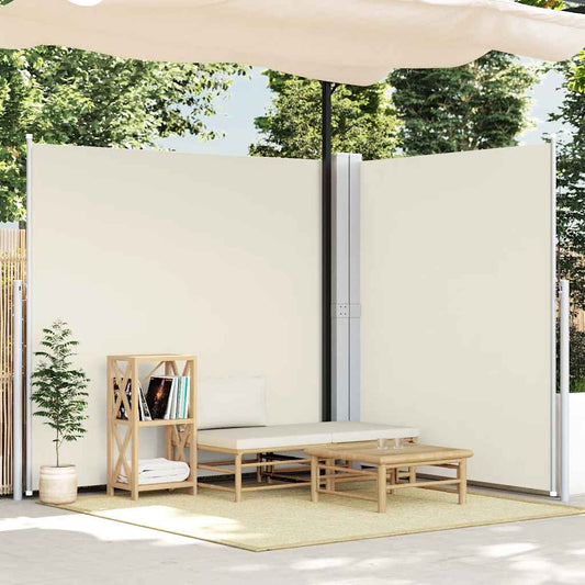 Tenda da Sole Laterale Retrattile Crema 200x600 cm | homemem39