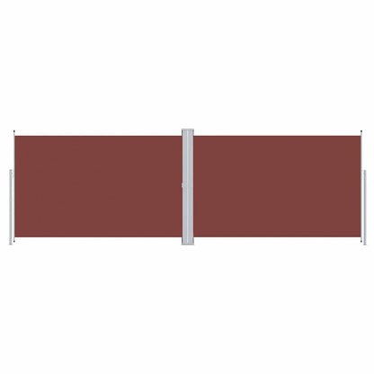 Tenda da Sole Laterale Retrattile Marrone 200x600 cm | homemem39