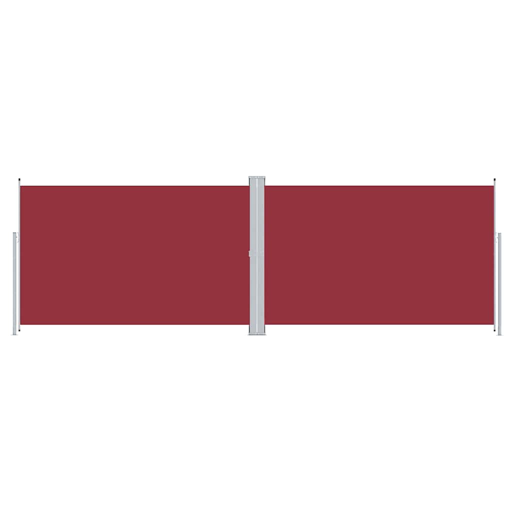 Tenda da Sole Laterale Retrattile Rossa 200x600 cm | homemem39