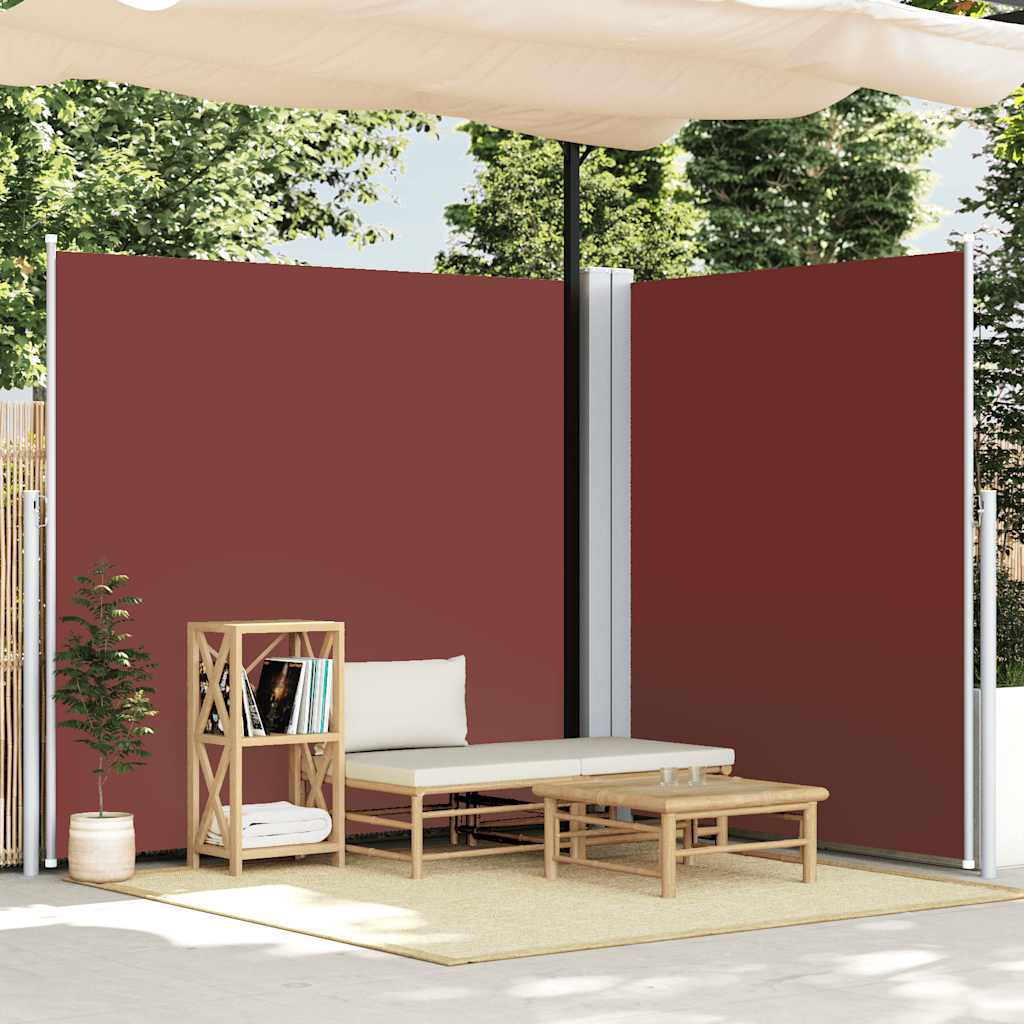Tenda da Sole Laterale Retrattile Marrone 220x600 cm - homemem39