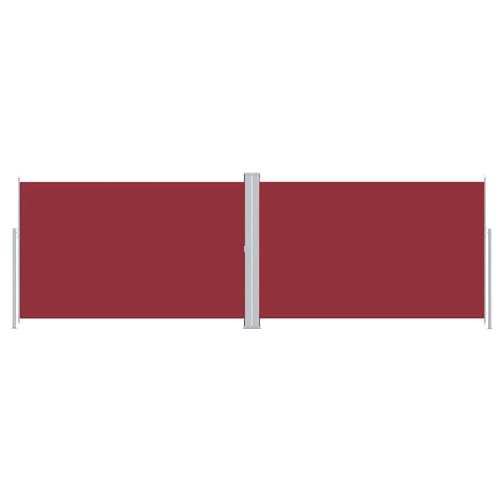 Tenda da Sole Laterale Retrattile Rossa 220x600 cm | homemem39