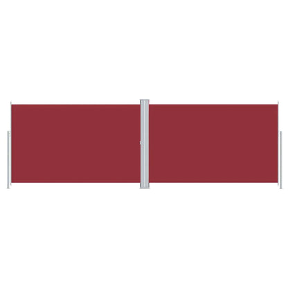 Tenda da Sole Laterale Retrattile Rossa 220x600 cm | homemem39