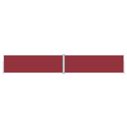 Tenda Laterale Retrattile Rossa 160x1000 cm - homemem39