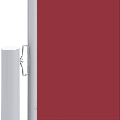 Tenda Laterale Retrattile Rossa 160x1000 cm - homemem39